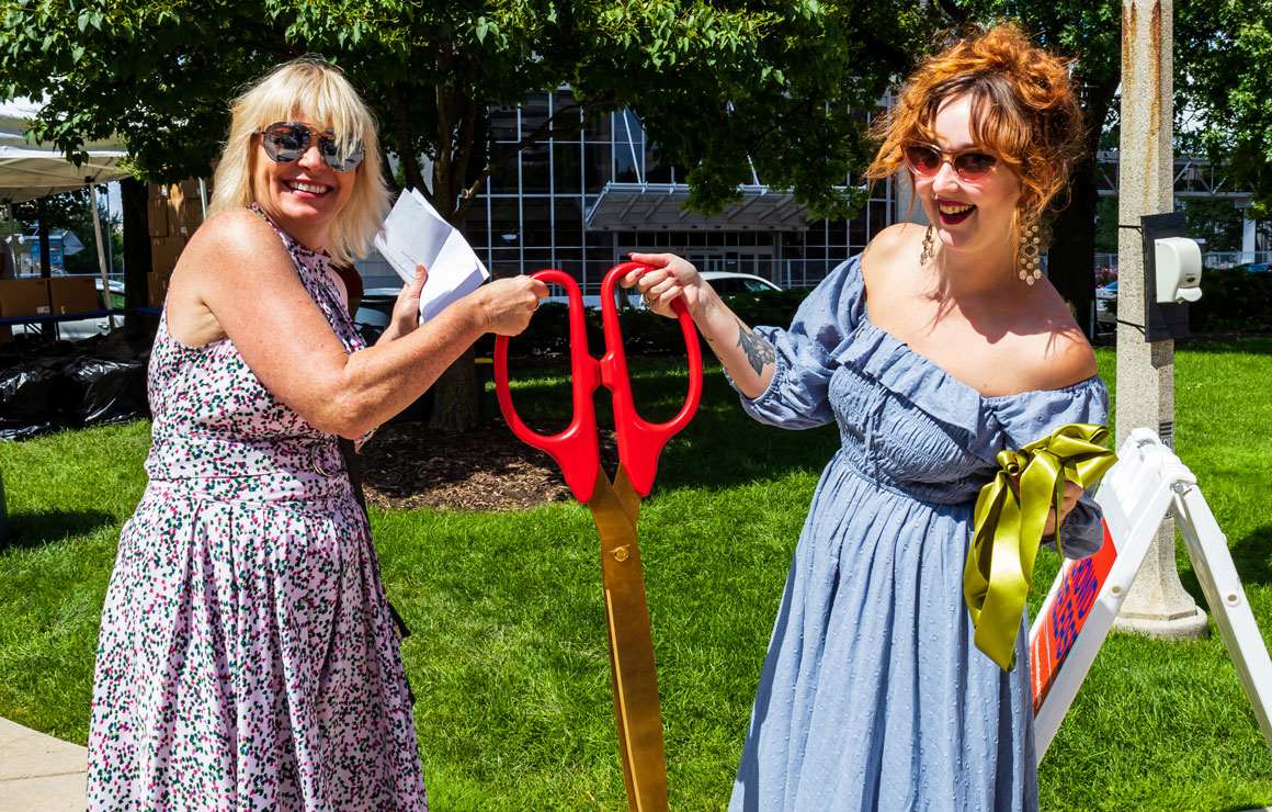 employee appreciation week ribbon-cutting