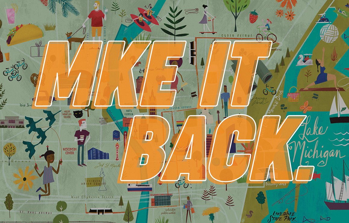 MKE it Back graphic