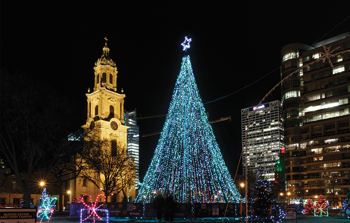 downtown christmas lights