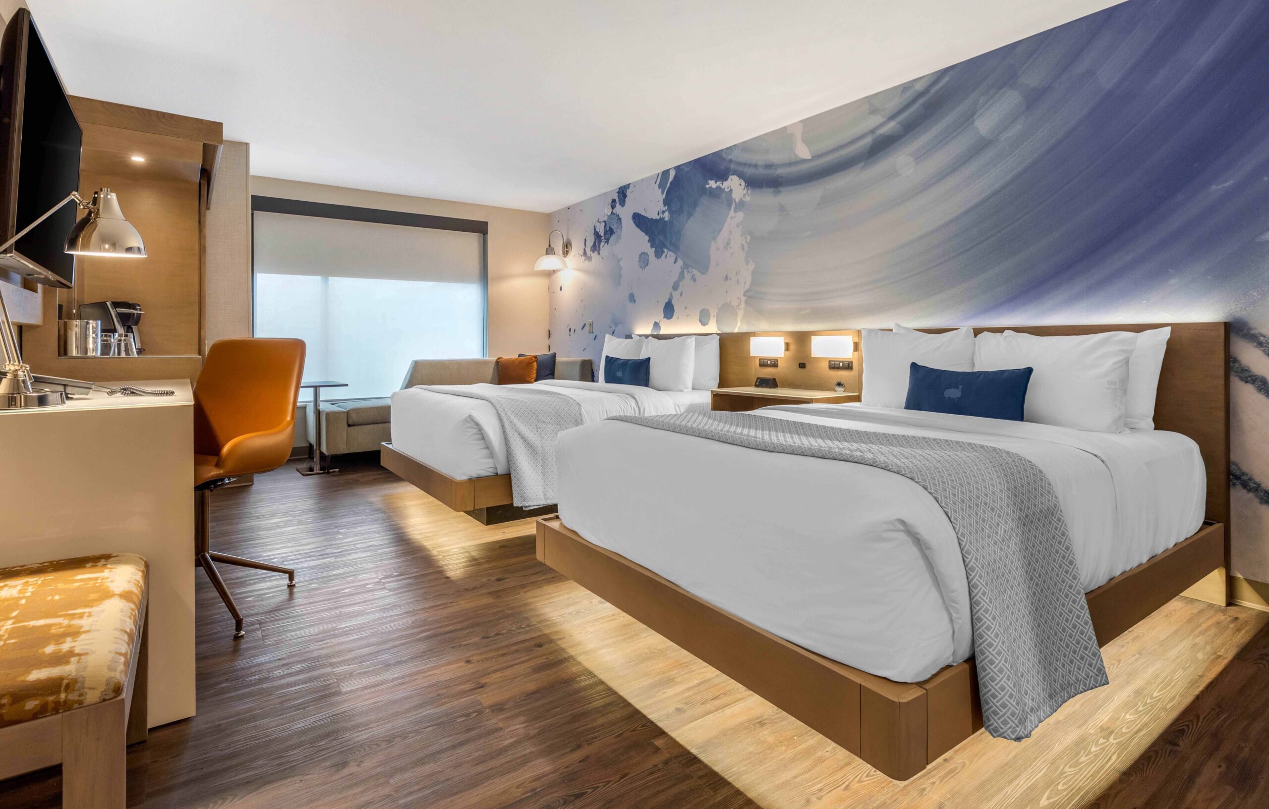 Cambria_1 A double room at the Cambria.