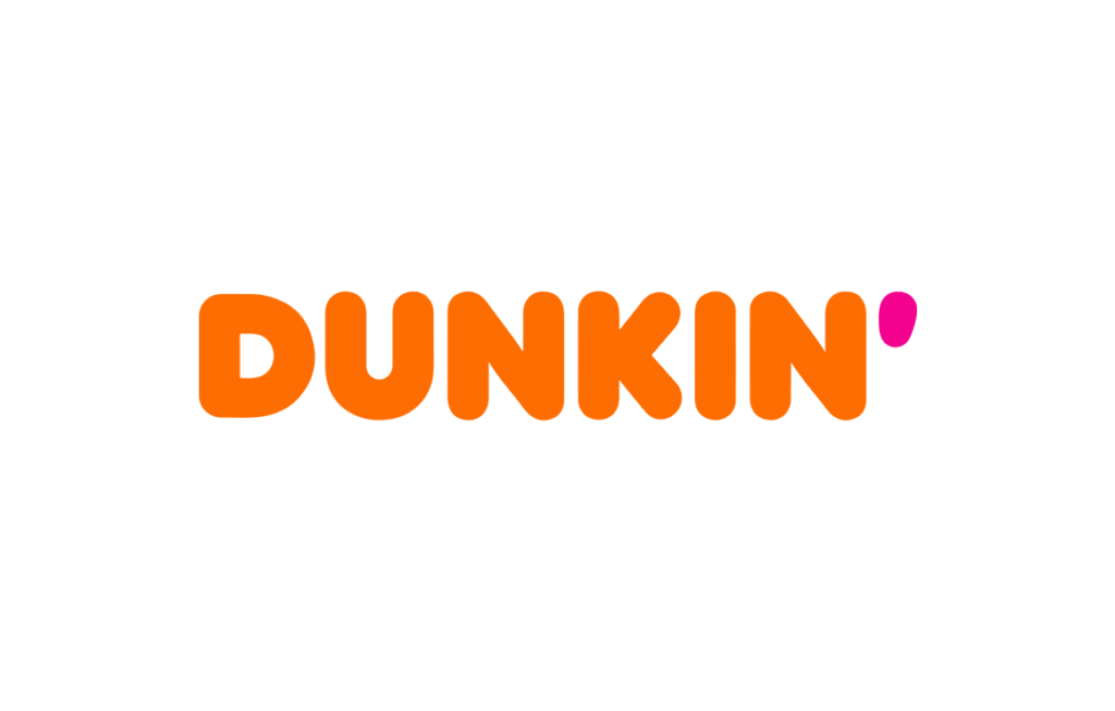 Dunkin' Donuts logo.
