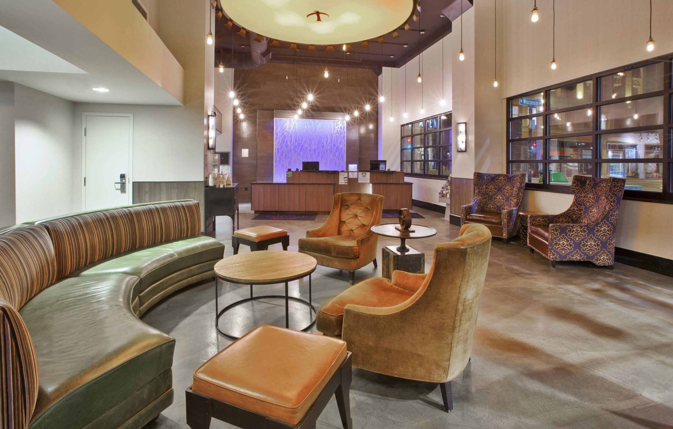 Fairfield_0 The Fairfield Inn lobby along Wisconsin Ave.