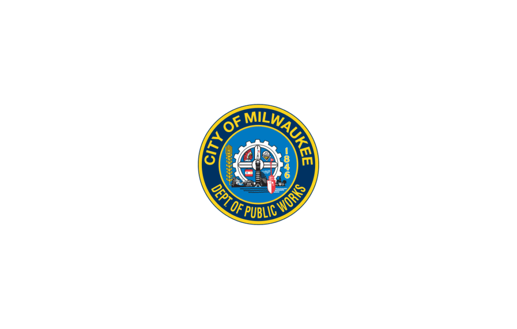 Milwaukee Department of Public Works logo.