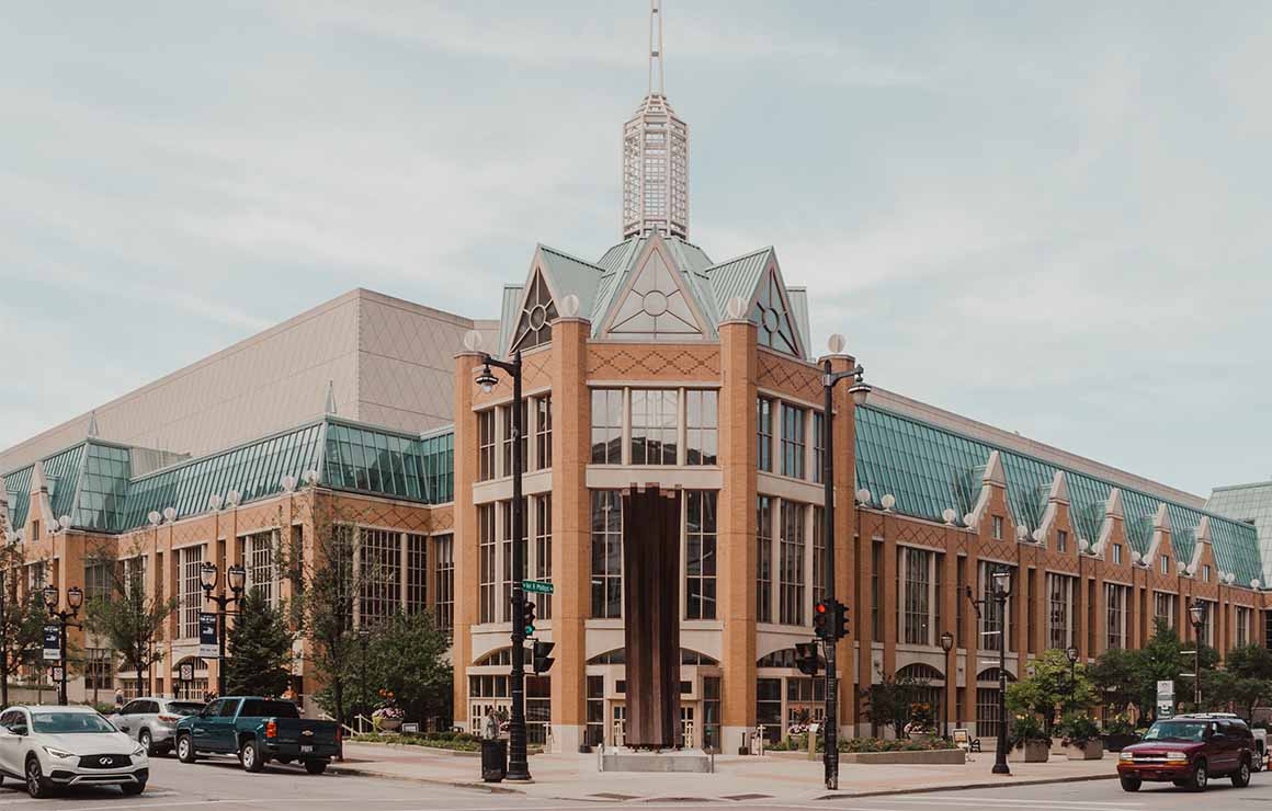 MATC Structure The exterior of the Baird Center.