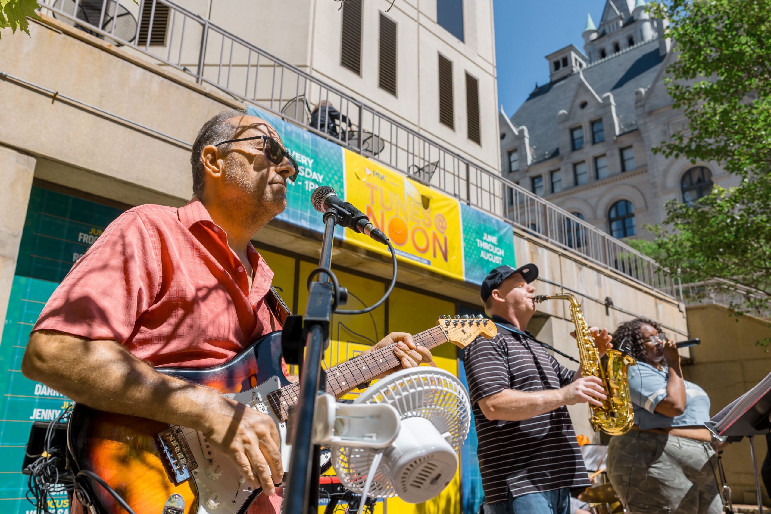 FRPhoto_250821M_C1_016_PRESS A band performs at Tunes @ Noon.
