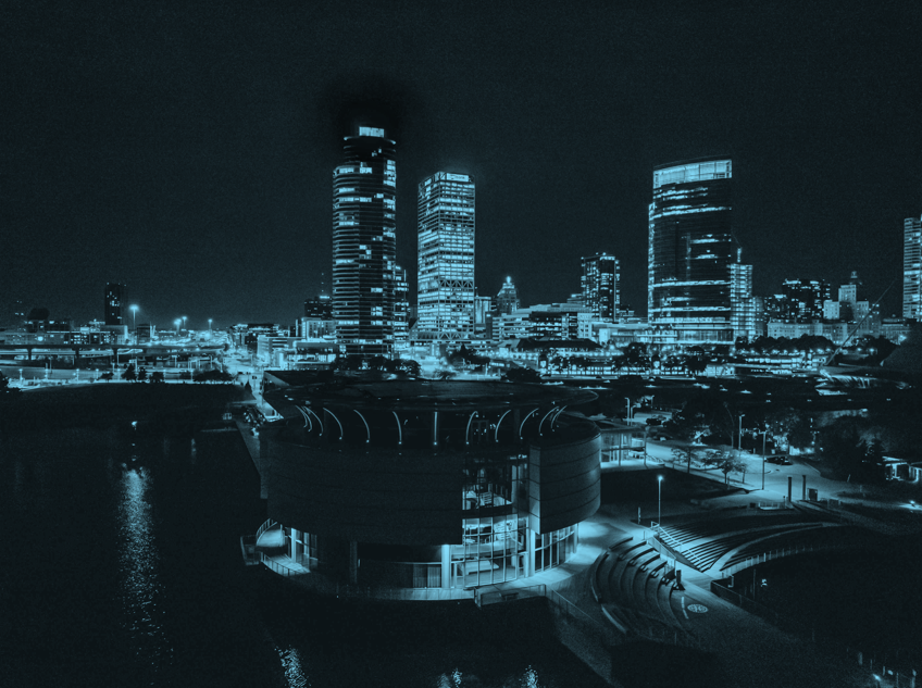 landmarklighting_teal landmark lighting milwaukee teal