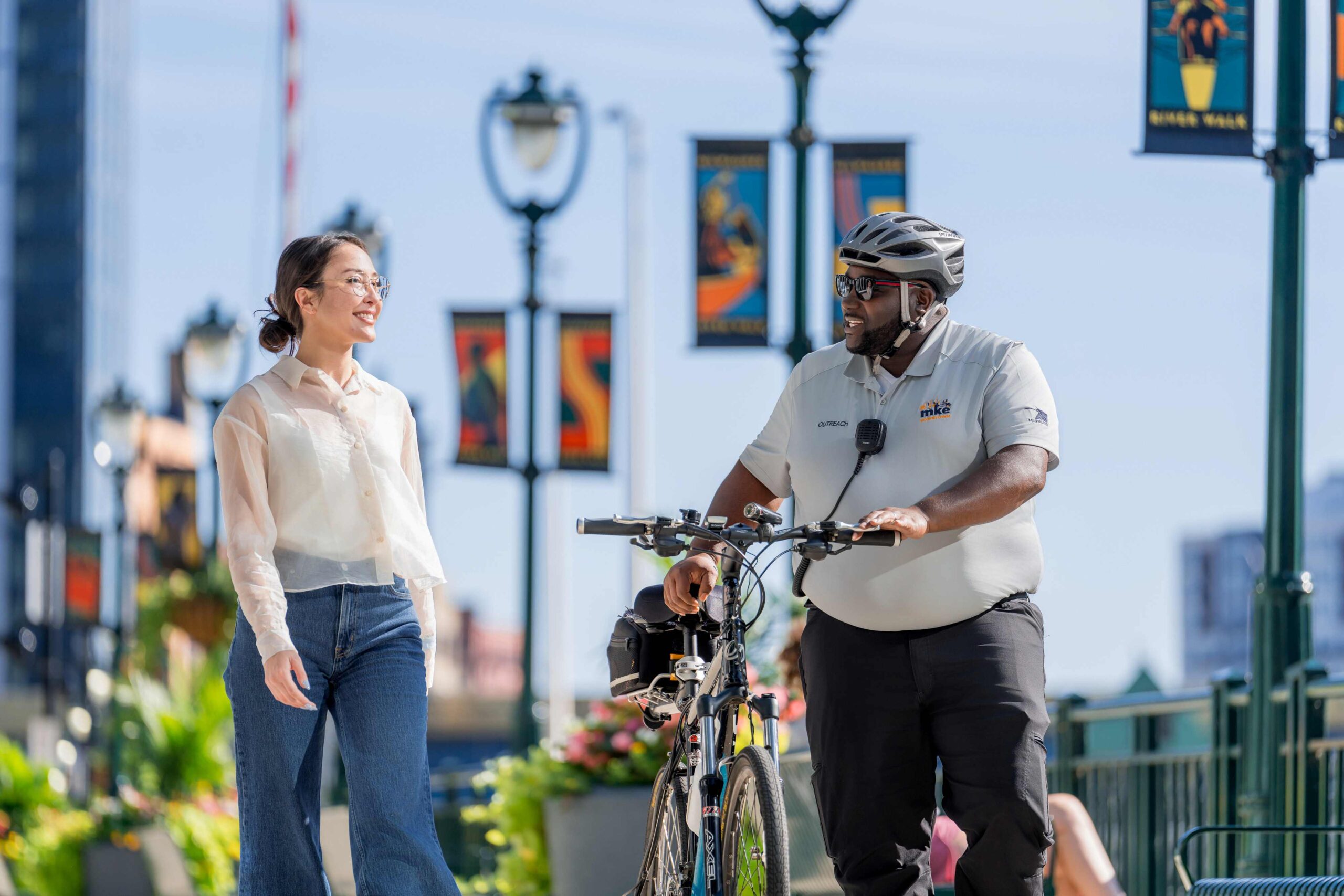 psa_bike public service ambassador with bike